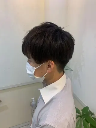 ショート メンズ 透けるbrown カラー🎗♡yukaのヘアスタイル