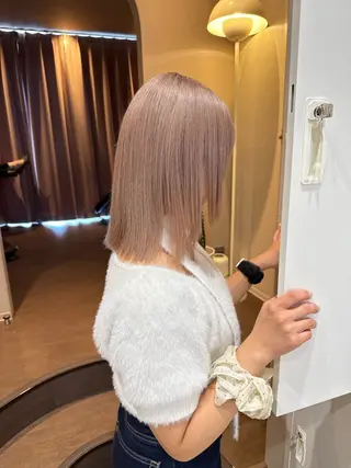 カラー ハイトーン／暖色 👩🏼HONOKAのヘアスタイル