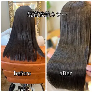 ロング ⚪️髪質改善 縮毛 店長 コウ⚪️のヘアスタイル