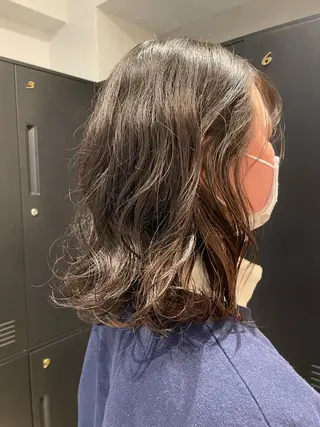 ミディアム パーマ SALOWIN下北沢所属・hazuki 🌝のヘアスタイル