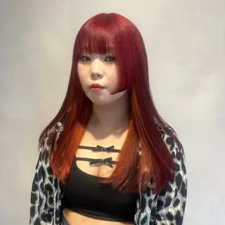 カラー デザインカラー/パー マ🦖外岡咲希🦖のヘアスタイル