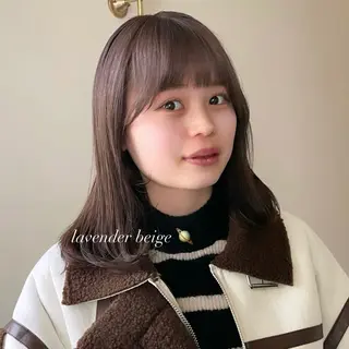 ミディアム カラー Ly hair所属・Aoi 🎀 Ly hairのヘアスタイル