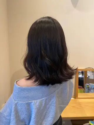 ミディアム カラー ‎🤍江坂 ハヤシアヤナ‎🤍のヘアスタイル