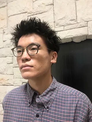 ヘアアレンジ メンズ ainico+所属・メンズ特化✂️栗原 侑也のヘアスタイル