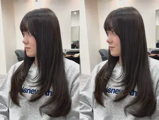 ロング カラー 🫧髪質改善/透明感 カラー/山中史也のヘアスタイル