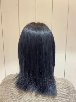 セミロング カラー ボブカット 佐々木 祐太のヘアスタイル