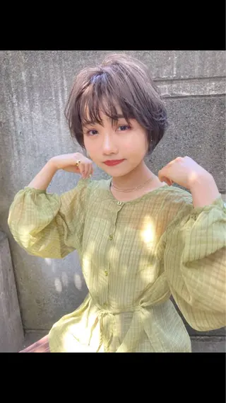 ショート 横浜美容室／暖色系 michika🌹のヘアスタイル