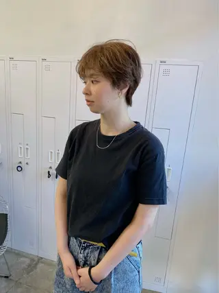 ショート サトウ リョウのヘアスタイル