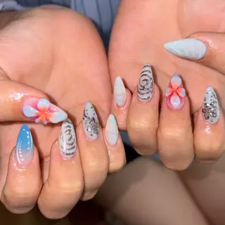 ネイル ⟡.·coco⟡.· 2月予約受付中のネイルデザイン