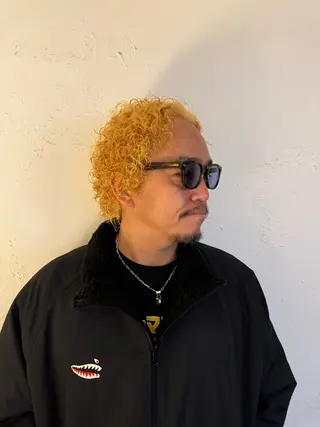 ミディアム カラー パーマ メンズ 💈メンズ特化💈 TASUKUのヘアスタイル