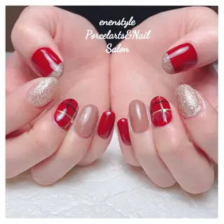 ミディアム ネイル 👑enen style👑のネイルデザイン