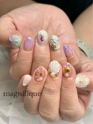 ネイル プライベートサロン マニフィークのネイルデザイン