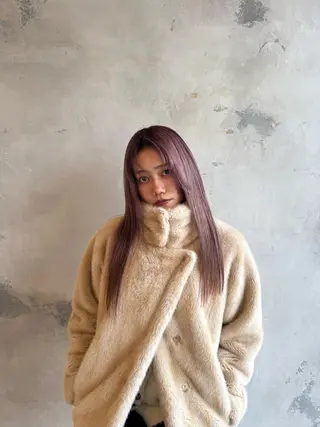 ロング カラー なかやま れいかのヘアスタイル