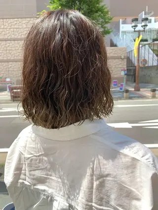 ミディアム 園 冬稀のヘアスタイル