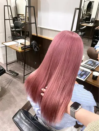 セミロング カラー Peg.hair所属・柔らかhair🤍 Rinaのヘアスタイル