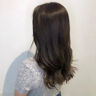 セミロング 透明感カラー🪄 髪質改善♡田中みづきのヘアスタイル