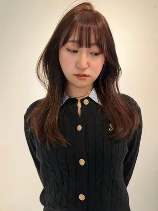 ロング 蘭々/レイヤーカット /ナチュラルヘアのヘアスタイル