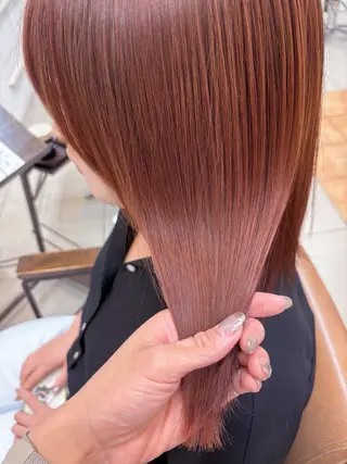 ミディアム カラー 頭皮×髪質改善 透明感カラー💎中村のヘアスタイル