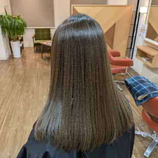 セミロング 美容室IWAMI所属・中谷亮介 /大人世代のヘアスタイル