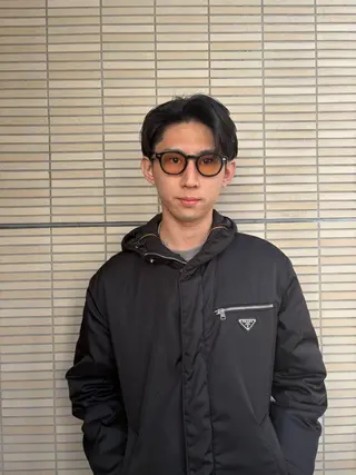 ミディアム パーマ メンズ パーマ/藤沢 湘南/HYOのヘアスタイル