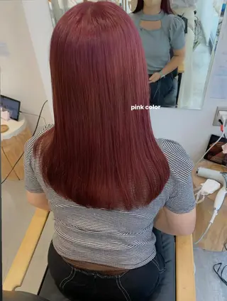 ロング カラー 顔周りレイヤー 🎀マリノのヘアスタイル