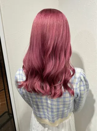 ロング カラー ハイトーン/レイヤー /艶カラー🎀のヘアスタイル