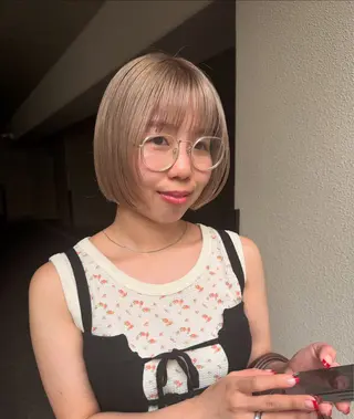 ショート カラー 今泉/KAI🦓艶髪 ボブ/ミニボブのヘアスタイル