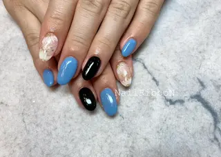 ネイル ネイルリボン 受付スタッフのネイルデザイン