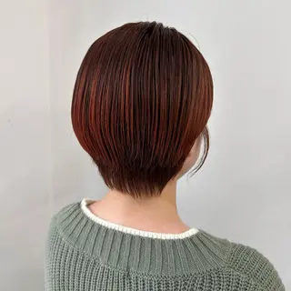 カラー 美髪縮毛矯正🫧 艶カラー/スズカのヘアスタイル