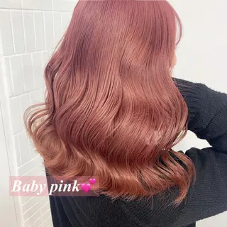 セミロング カラー ヘアアレンジ レイヤー×グレージュ /ピンク🩷mioのヘアスタイル