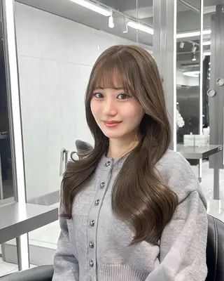 セミロング 髪質改善VALETTE福岡天神所属・髪質改善/レイヤー /韓国ヘアNOBUのヘアスタイル