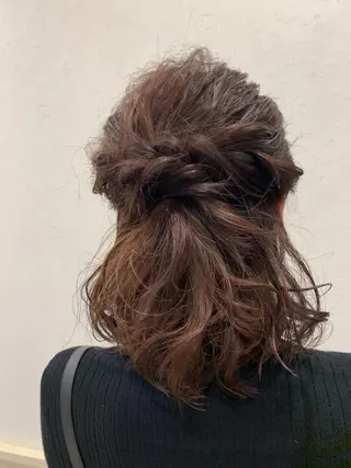 ミディアム ヘアアレンジ 【店長】 草間大輔のヘアスタイル