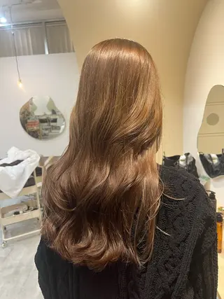 ロング 山口 愛結のヘアスタイル