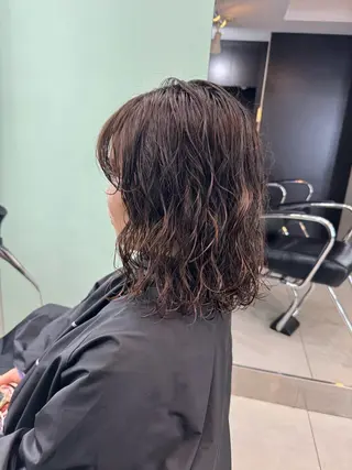 パーマ デザインカラー/ ハイトーン/ケイジのヘアスタイル