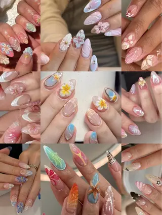 ネイル 長さだし専門店 M2　rikaのネイルデザイン