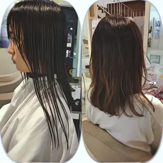 ミディアム 本田 卓也のヘアスタイル