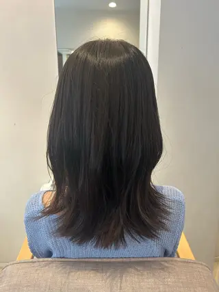 セミロング ✂ショートボブ専門 津川里緒✨️のヘアスタイル