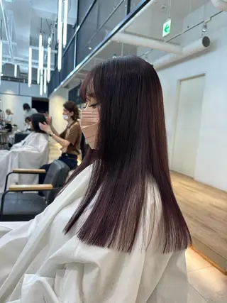 ロング カラー ヘアアレンジ ハイトーン特化 pepe🎀のヘアスタイル