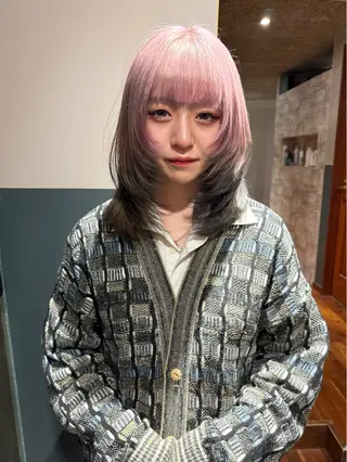 ミディアム カラー mai / linoah˚✧のヘアスタイル