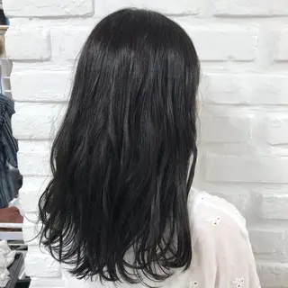 セミロング カラー 【暖色カラー特化】 中山由梨のヘアスタイル
