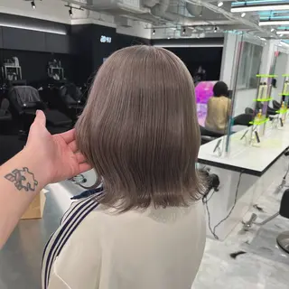 セミロング カラー ブリーチボブNo.1 🥇/KOHEIのヘアスタイル