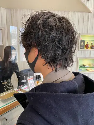 メンズ 暖色カラー🍒 yume ໒꒱のヘアスタイル