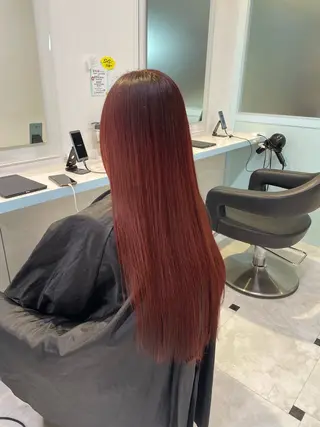 ロング カラー 🍒♡艶髪暖色カラー saaya♡🍒のヘアスタイル