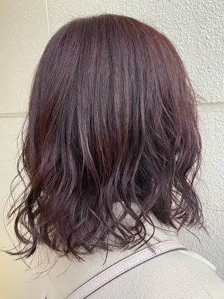 ミディアム ambellir 山本伽椰のヘアスタイル