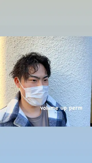 ショート パーマ メンズ 茅ヶ崎パーマ特化/ スパイラル/ハルキのヘアスタイル