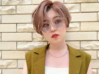 ショート カラー 髪質改善/ブリーチ 田代 龍我のヘアスタイル