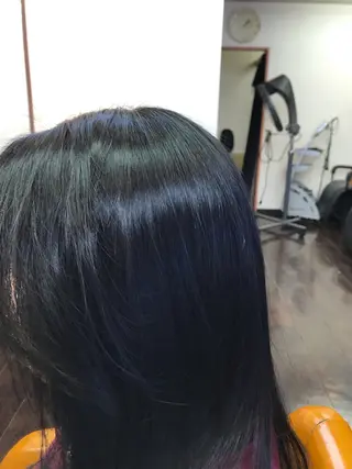 セミロング パーマ 桧山 真のヘアスタイル