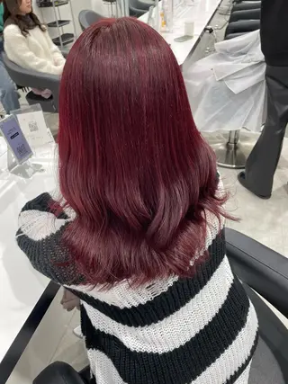 ロング カラー エフェクトブリーチ／ レイヤーカット／翔のヘアスタイル