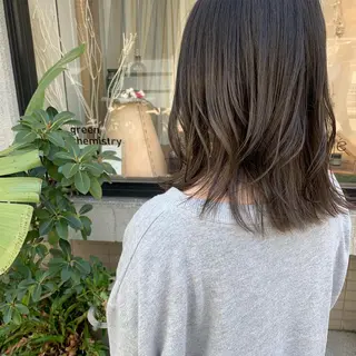 ミディアム 艶髪color💎髪 質改善ストレート大吉のヘアスタイル