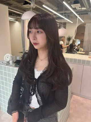 ロング カラー 広島/ヘアセット /ベージュ/わかなのヘアスタイル